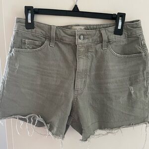 Light green Jean shorts